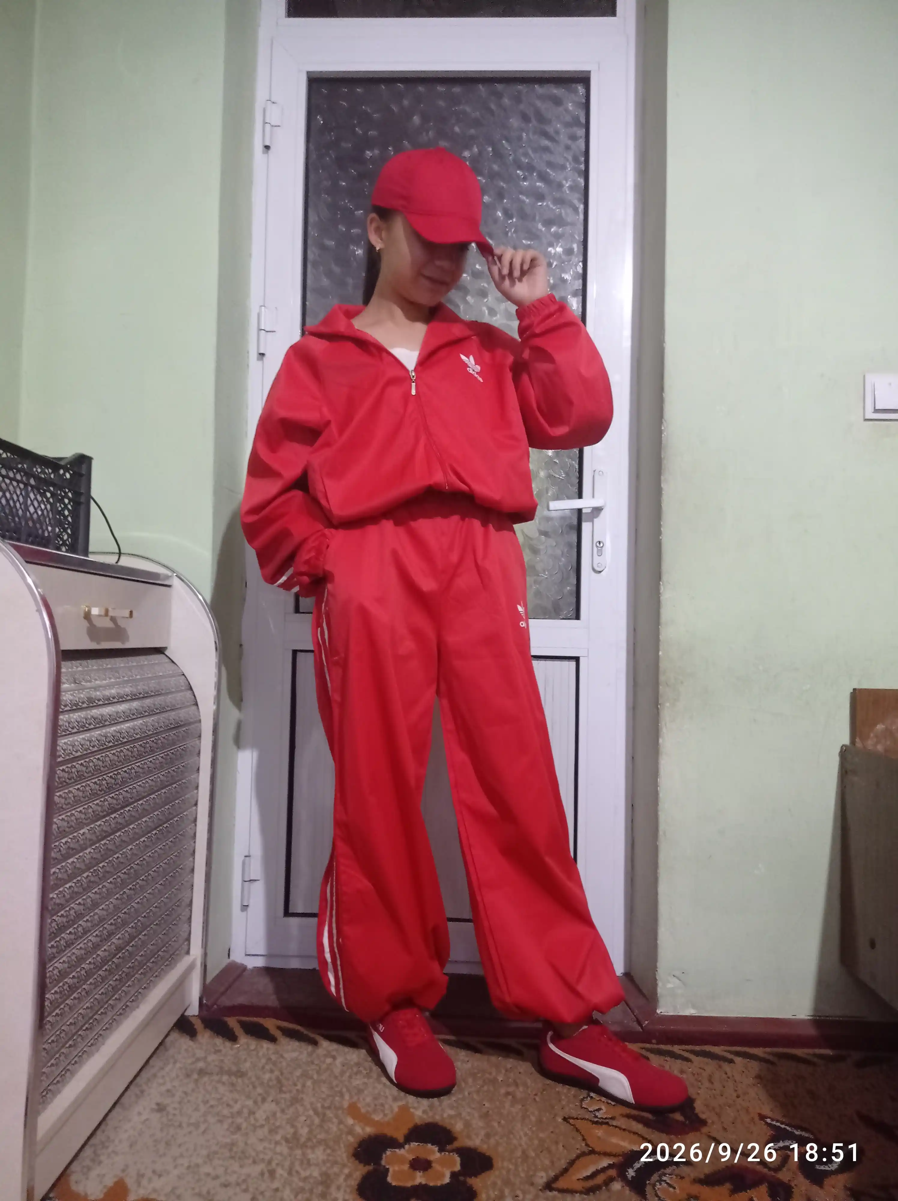 Ayollar dvoykasi oversize, sport kostyum shim ayollar uchun