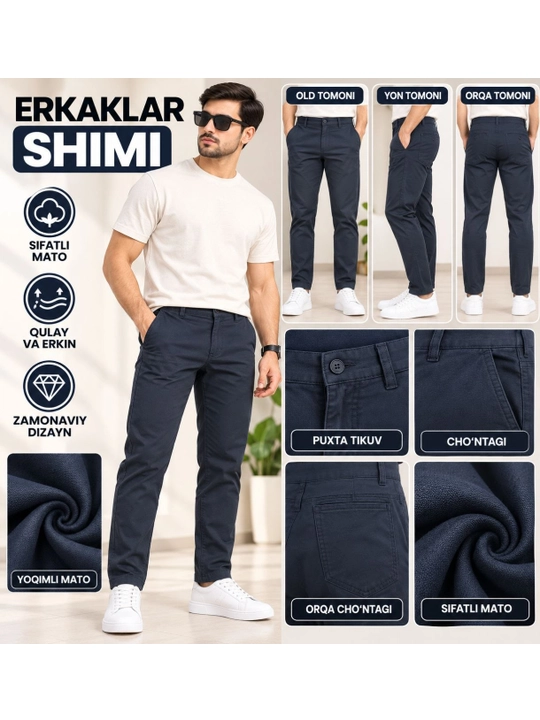 Erkaklar shimlari, klassik - 