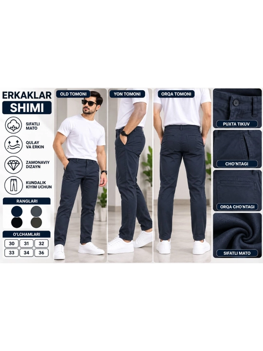 Erkaklar shimlari, klassik