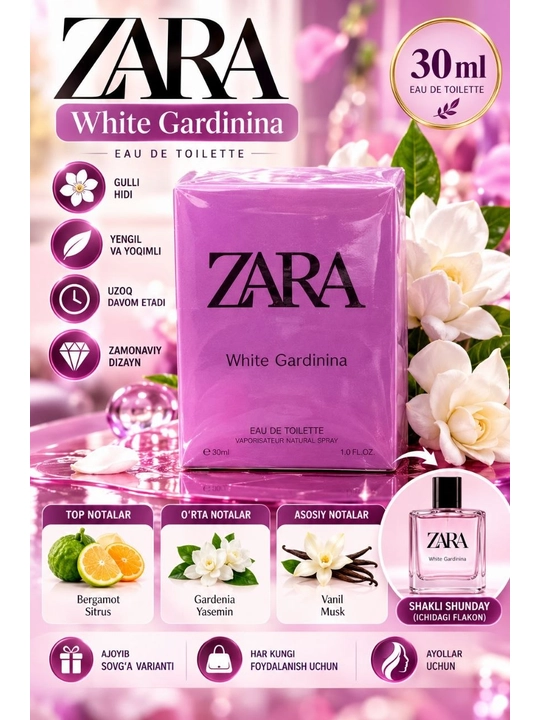 Zara Orchid Eau De Toilette ayollar atiri, 90 ml - 