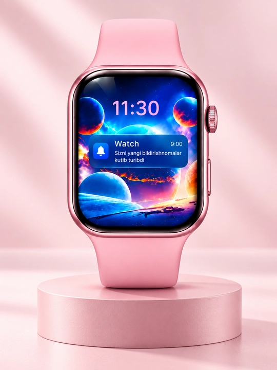Aqlli soatlar Smart Watch 8 Big T800 Pro Max,Android iPhone uchun, simsiz zaryadlash - 