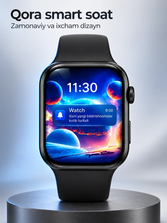 Aqlli soatlar Smart Watch 8 Big T800 Pro Max,Android iPhone uchun, simsiz zaryadlash