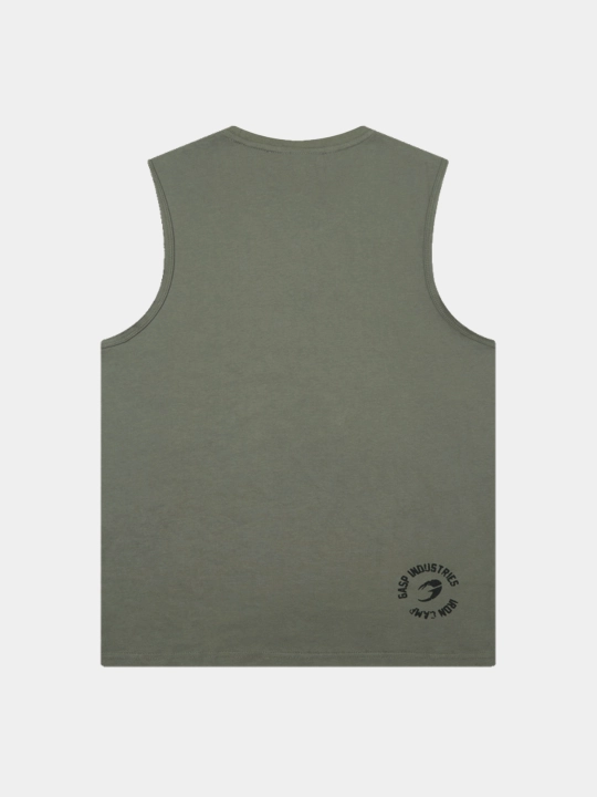 Klassik retro uslubdagi yengsiz bodibilding maykasi "Gasp Iron Camp"