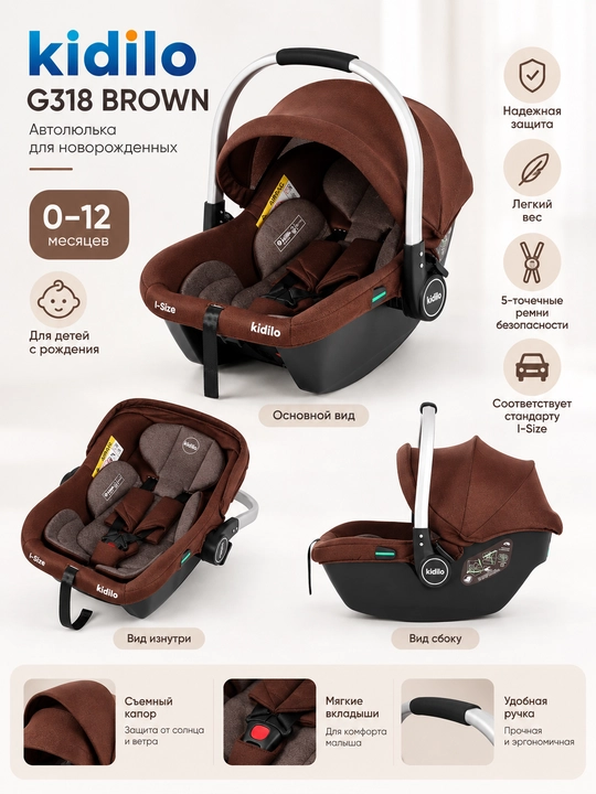 Автокресло детское KIDILO - 
