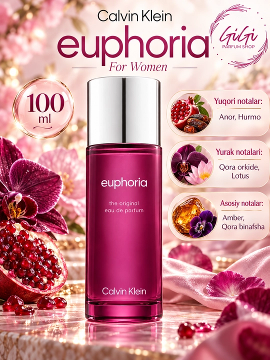 Calvin Klein Women, CK IN2U for Her, Eternity Air, Euphoria for Her, 100 ml - 