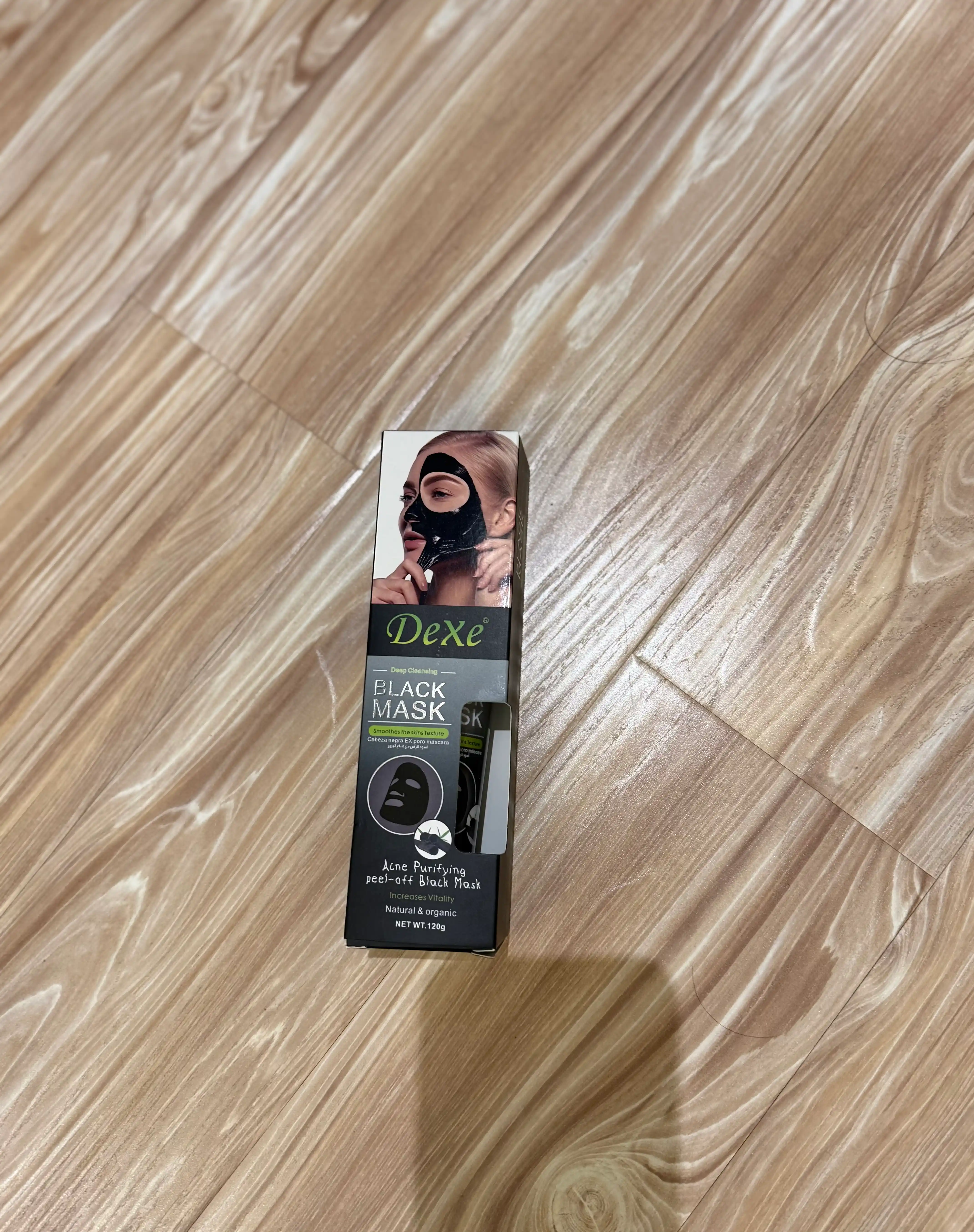 Yuz uchun DeXe Black Mask qora tozalovchi niqobi, 120 g