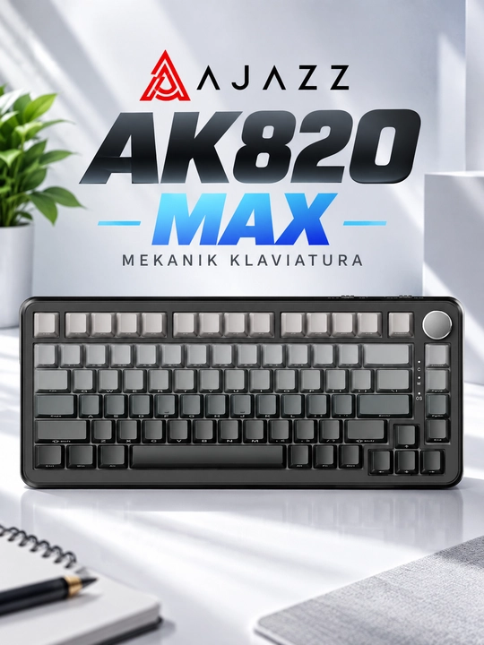 AJAZZ AK820 — механическая клавиатура для геймеров, USB Type-C - 