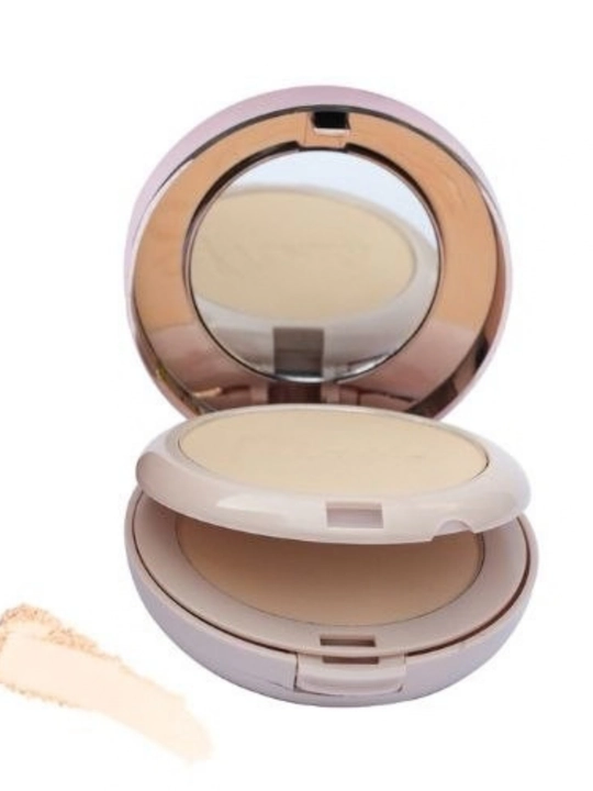 Yuz uchun pudra Sasimi Skin-Focus High Coverage, ixcham va yopuvchi kompakt pudra