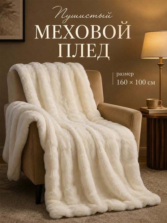Мягкий плед - 