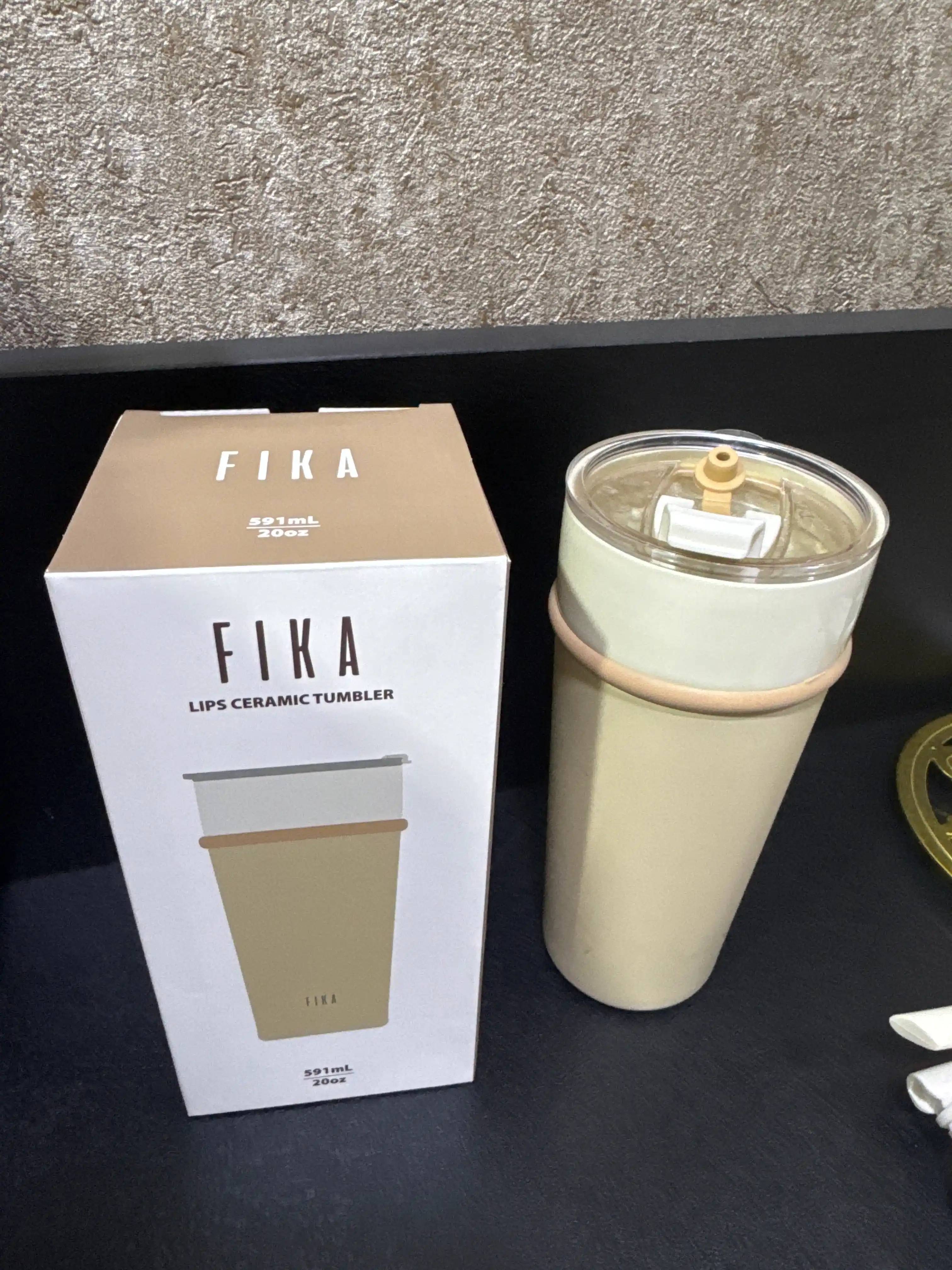 Termos stakan, FIKA termokrujka, 355-591 ml termos, termo krujka, zanglamayidgan metall