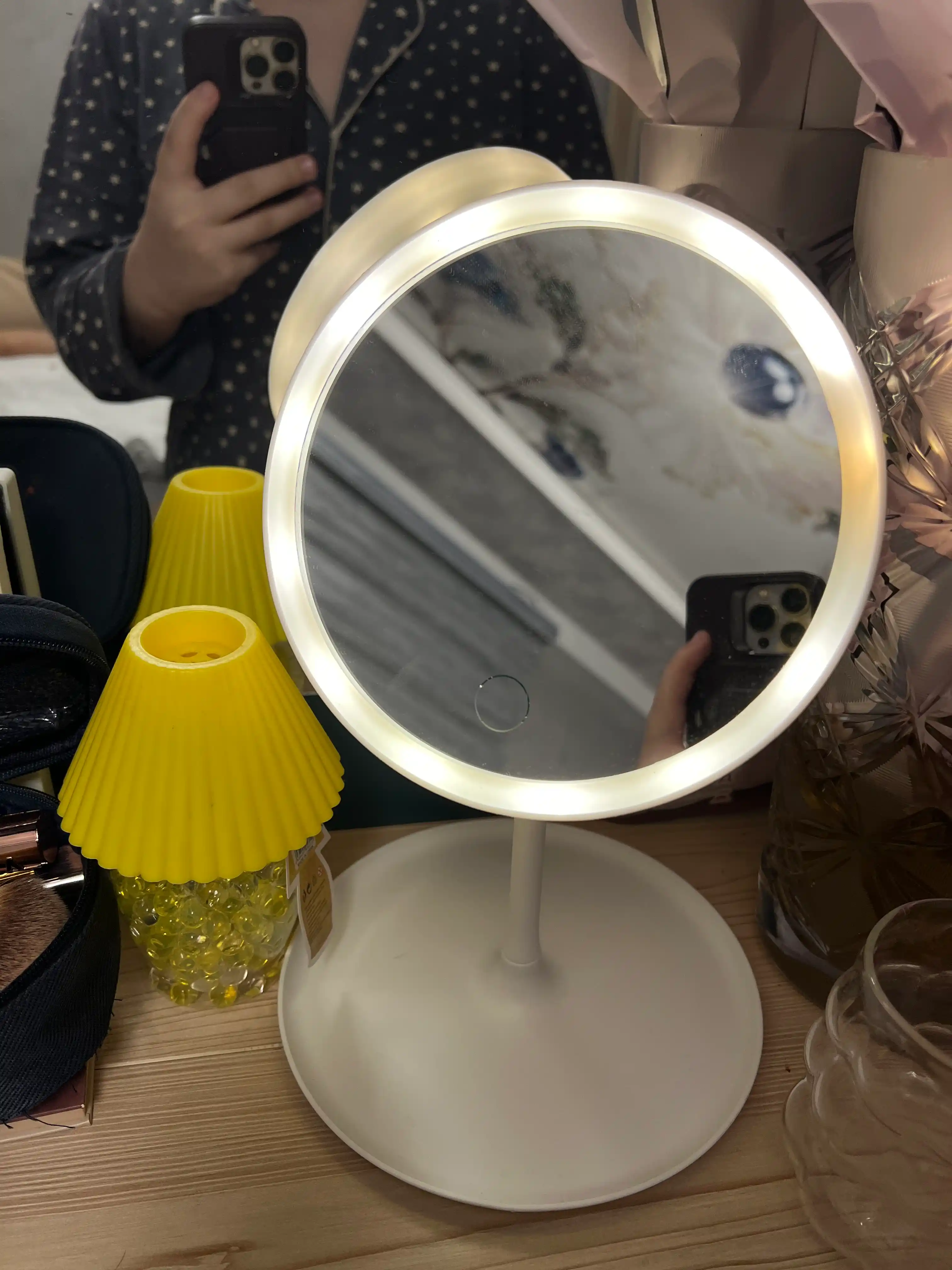 LED yoritgichli buk kosmetik o'ynacha, USB zaryadlovchi, 3 ta yoritish rejimi