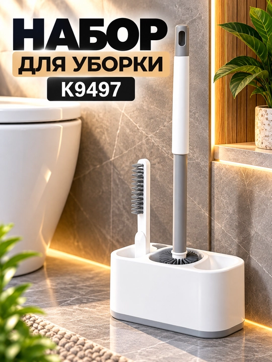 Туалетная щётка с держателем