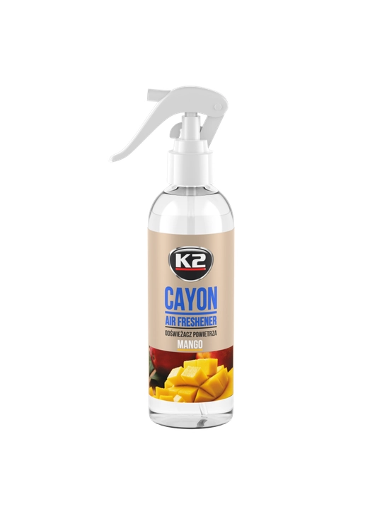 Havo spreyi, bir yil va 1000 dan ortiq ilovalar uchun xizmat qiladi K2 CAYON,250 ml, MANGO