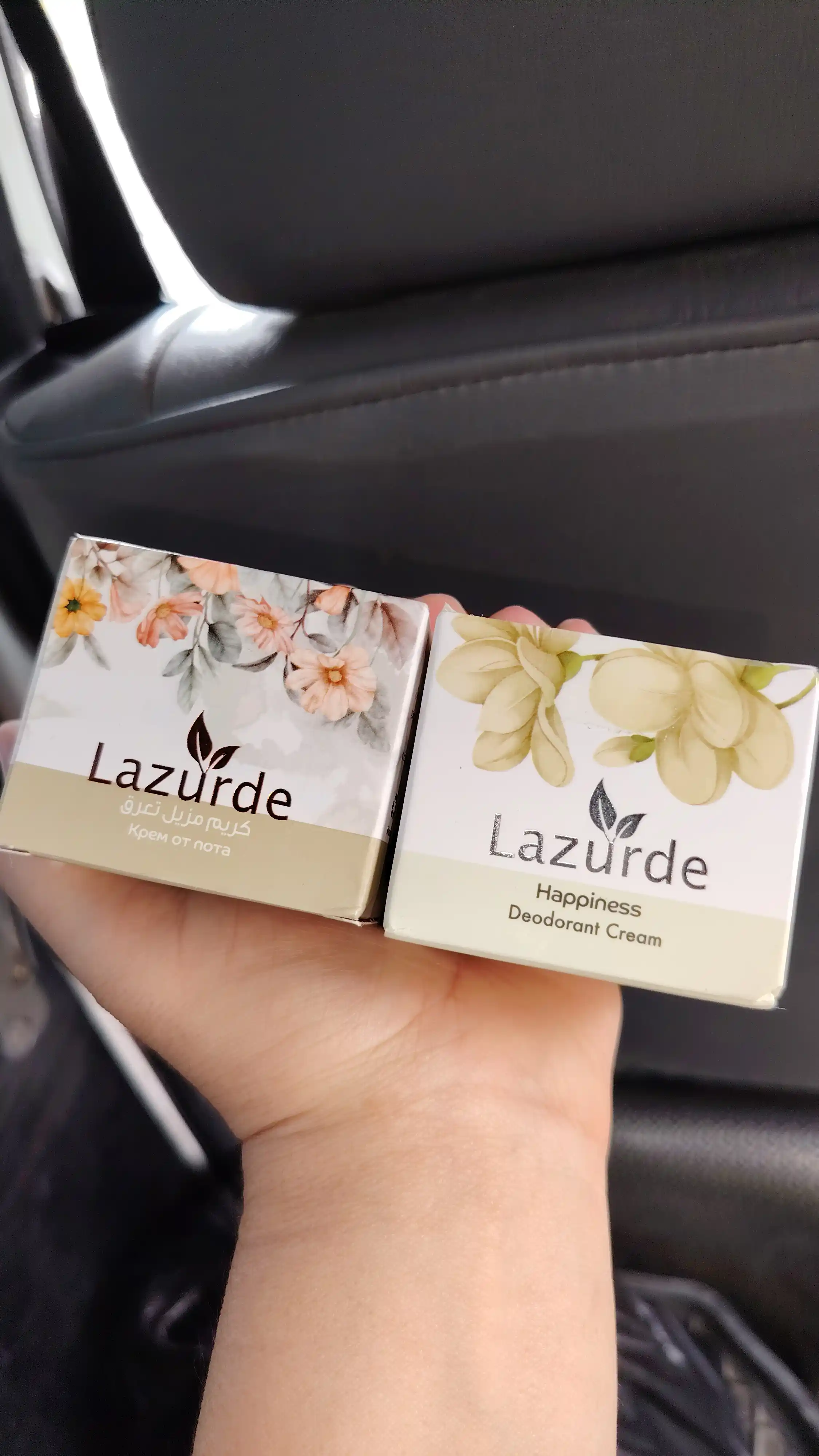 Lazurde dezodorant ayollar uchun krem-antiperspirant, xushbo'y hidli, 50 g