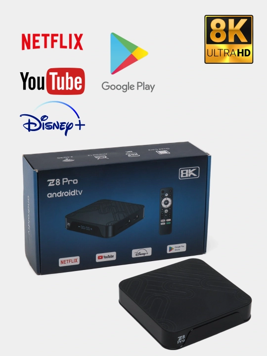 Smart Box tv Z8 Pro televizor uchun pristavka TV box Z8 Pro Q5, Z6, , X, P5, P7 Android TV