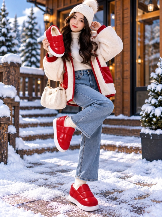 Qishki yarim etik, issiq va zamonaviy ayollar poyabzal, etiklari av ugglar Ugg,  mo‘ynali,