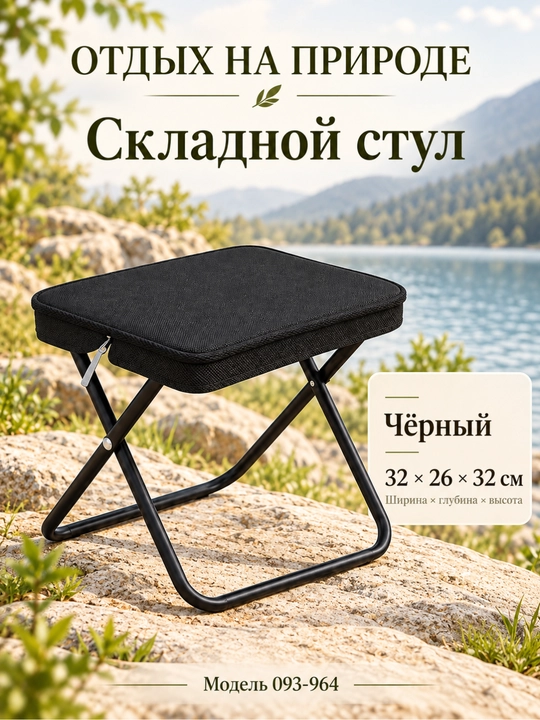 Piknik, dam olish, dala hovli va bog‘ uchun yig‘iladigan stol va stullar to‘plami