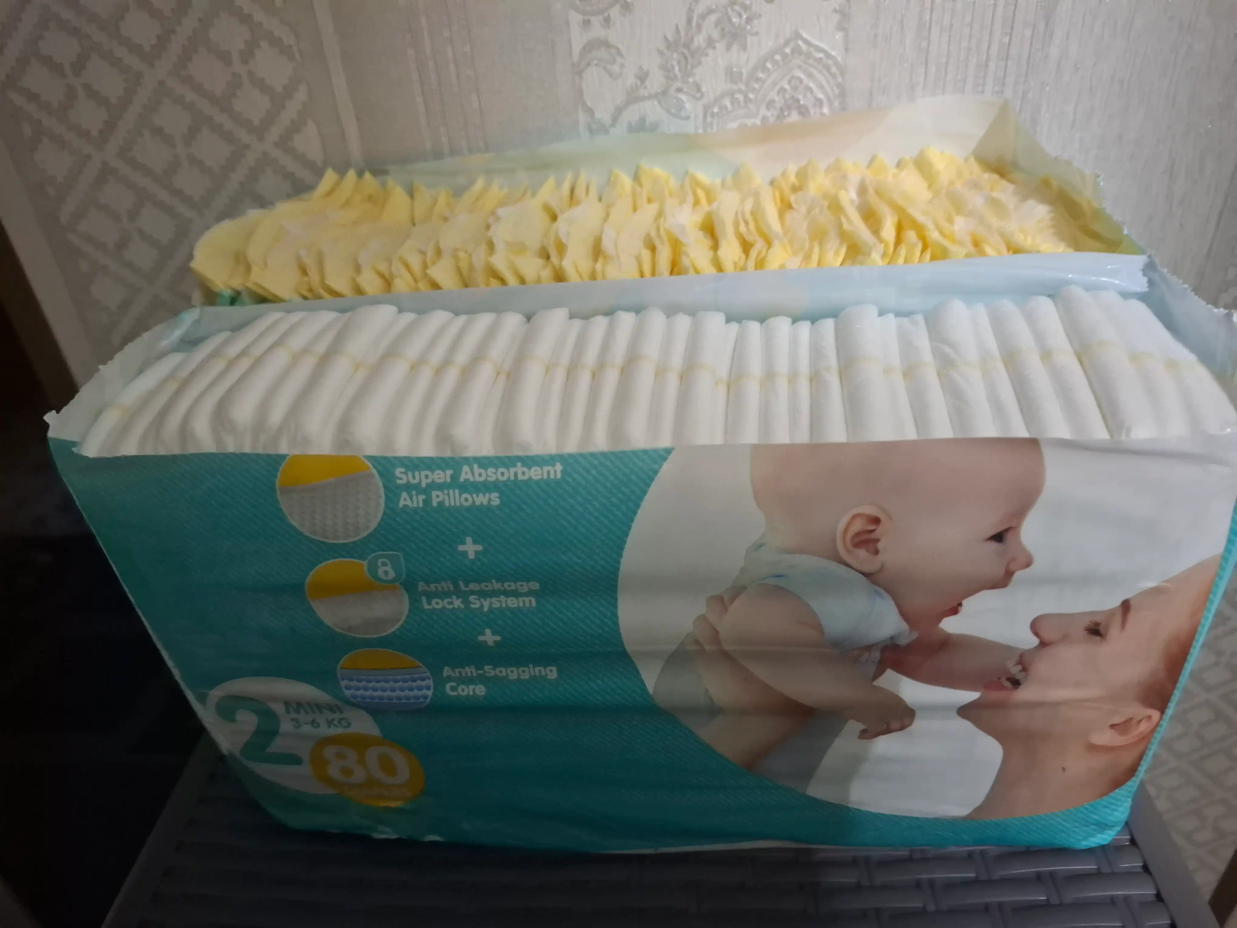 Детские подгузники Evy Baby Mini Jumbo 80*4 EXP21 №2
