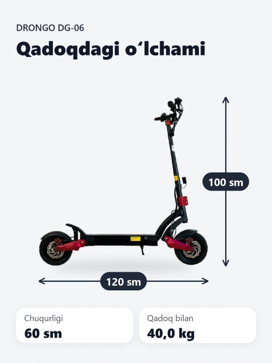 Drongo DG-06 elektr samokat