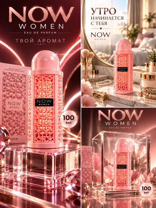 Ayollar uchun Lattafa Now Women Rave parfyumlangan suvi, 100 ml