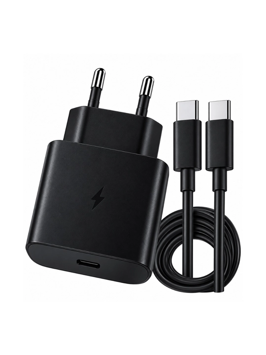 45W PD USB-C zaryadlovchi adapter, Type-C kabel 5A bilan, tez zaryadlash