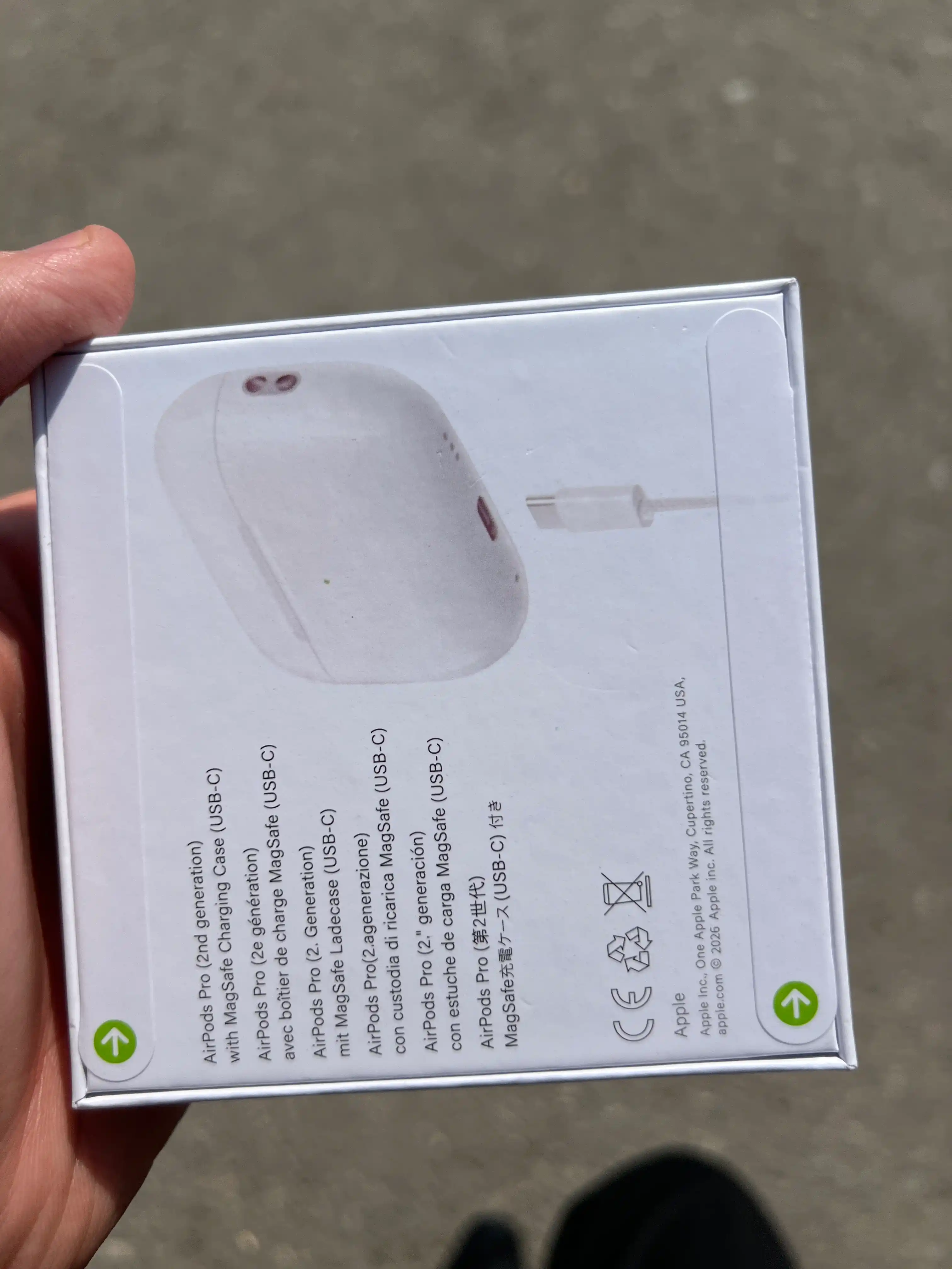 Simsiz quloqchinlar Pro 2 bluetooth naushnik iPhone va Android uchun