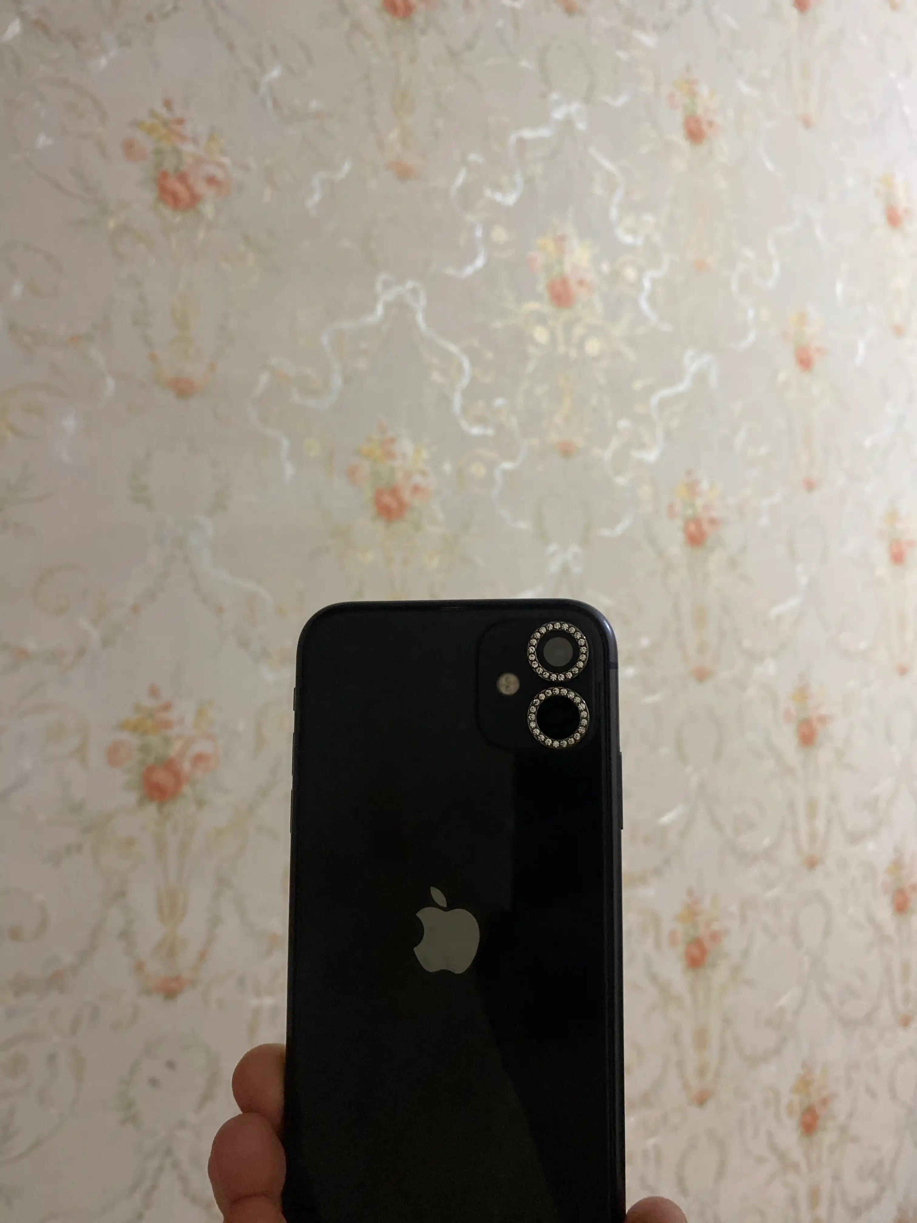 Защитное стекло с камнями для камеры iPhone 11/12/13/14/15/16/17 Pro, Pro Max 