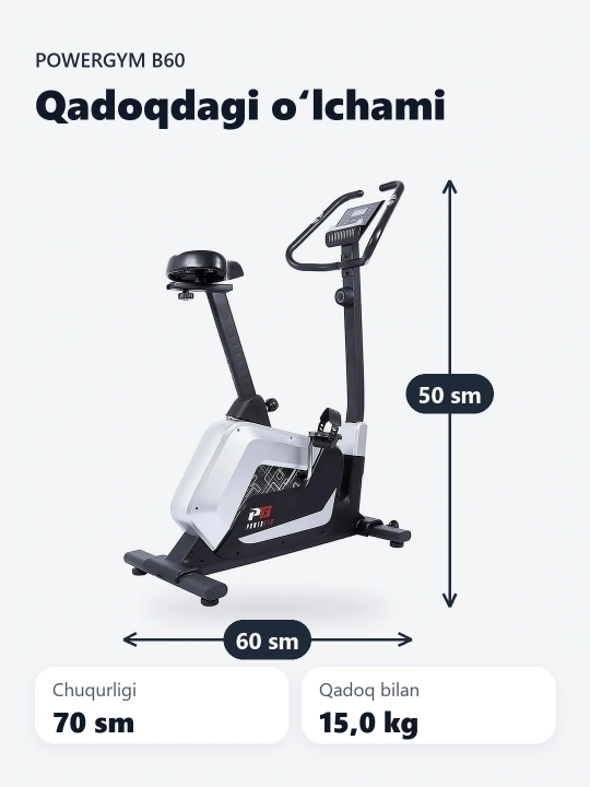 LED chiroqli Powergym B60 - 