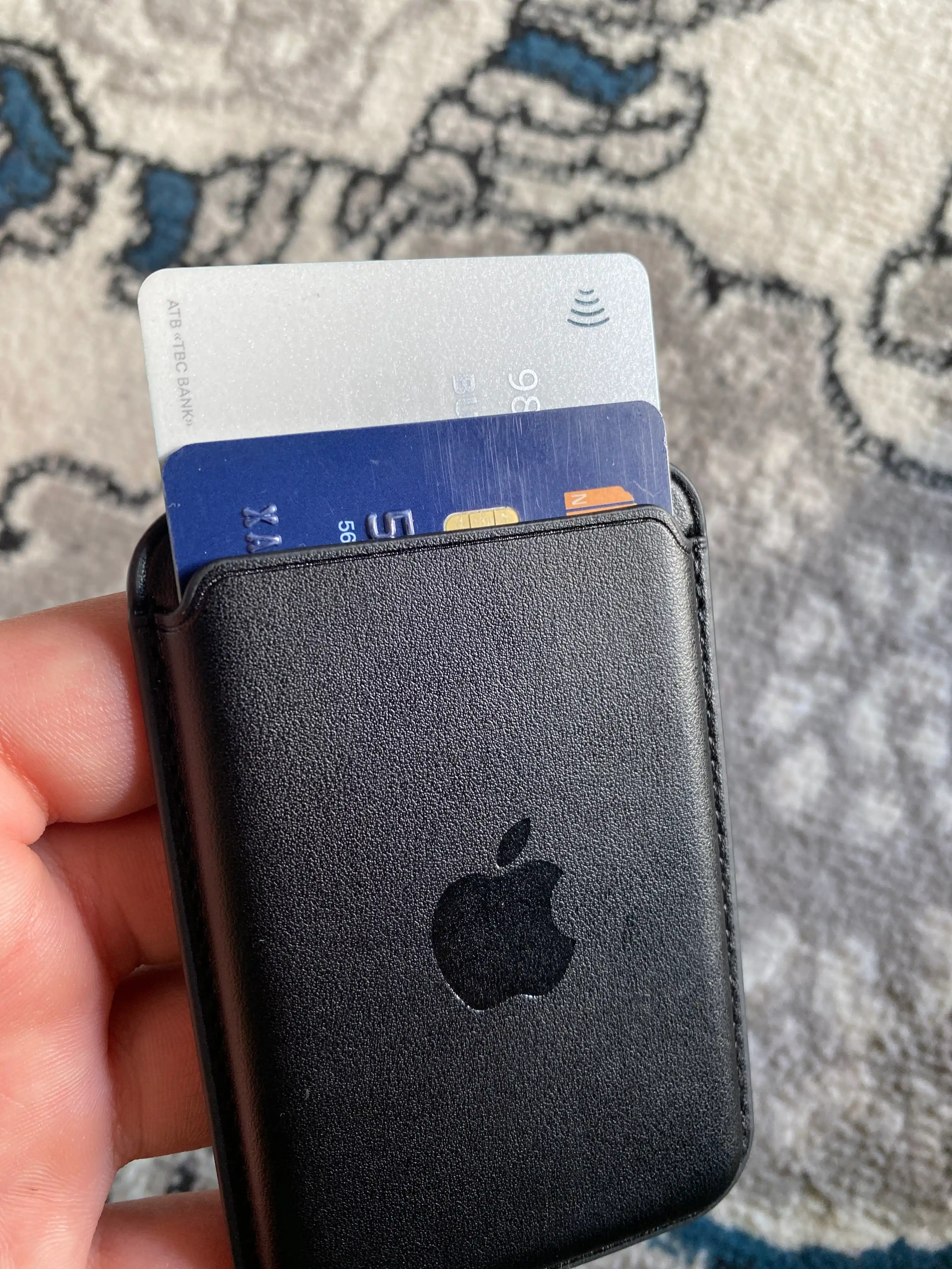 Держатель карт для iPhone MagSafe, магнитный кардхолдер, компактный