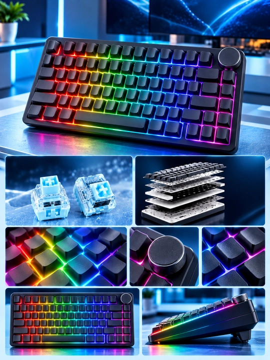 AJAZZ AK820 V2 Magnetic Switch — механическая клавиатура для геймеров