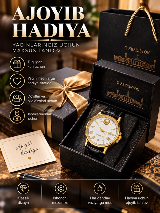 Мужские наручные часы, классический дизайн, с датой