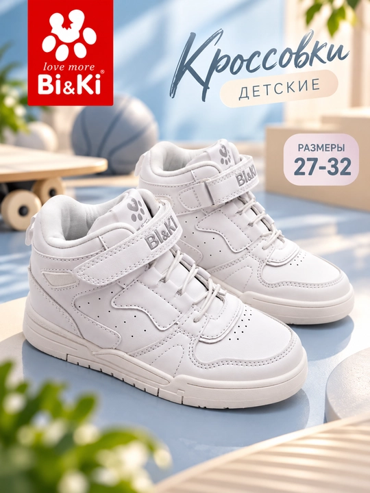 Детские кроссовки Bi&Ki для детей, лёгкие, непромокаемые, размеры 23–32