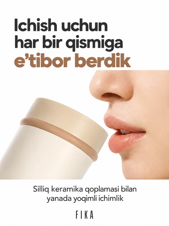 Termos stakan, FIKA termokrujka, 355-591 ml termos, termo krujka, zanglamayidgan metall