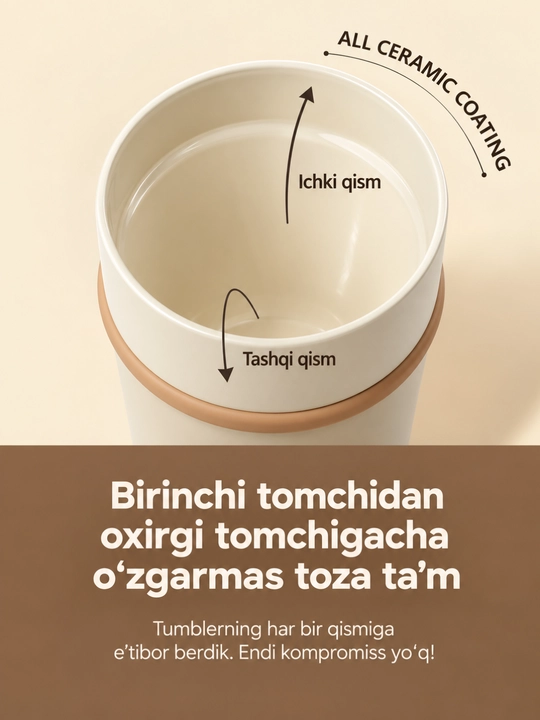 Termos stakan, FIKA termokrujka, 355-591 ml termos, termo krujka, zanglamayidgan metall