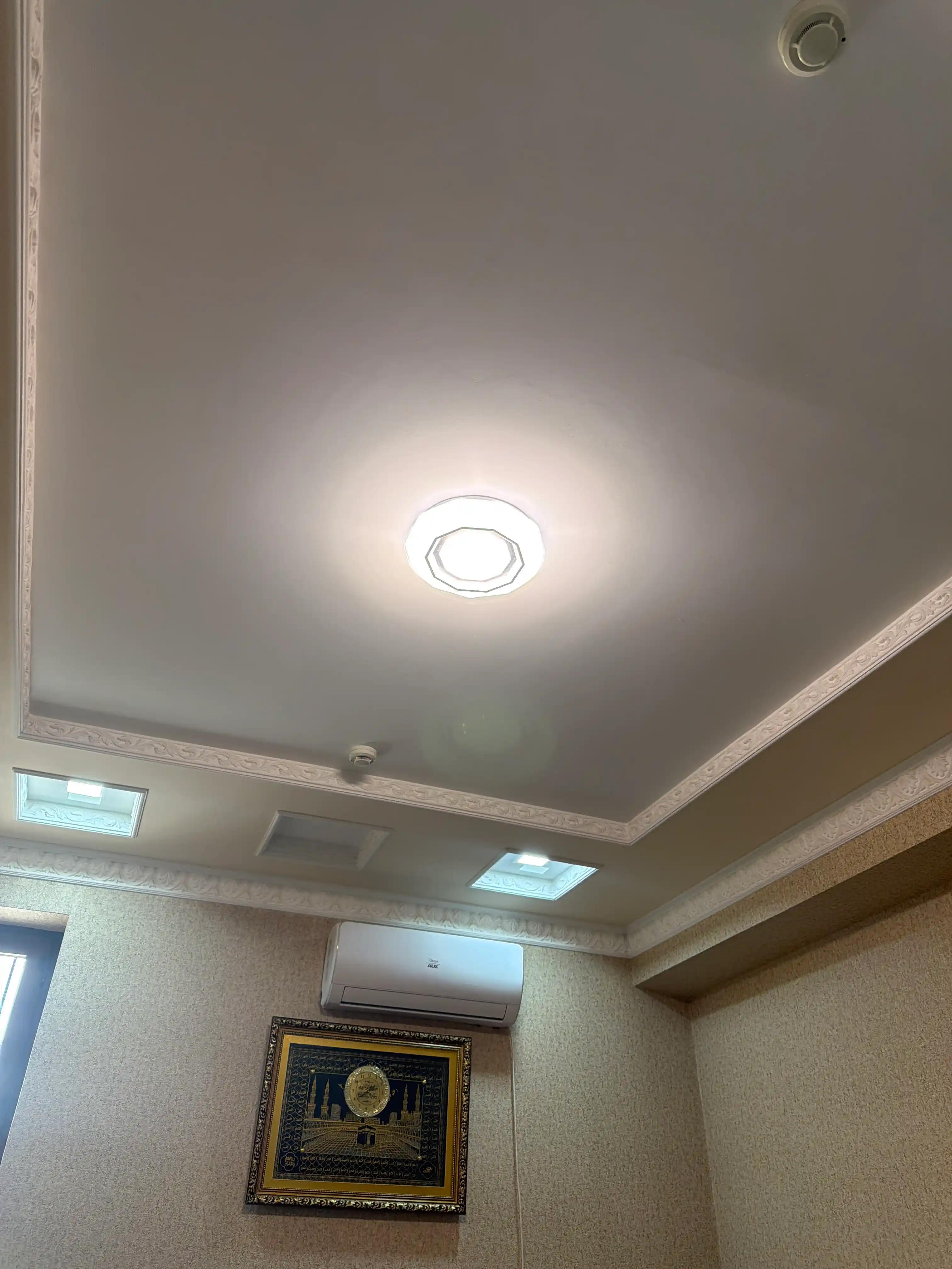 Shiftga o‘rnatiladigan LED plafon 40 sm, Lampo, yotoqxona, mehmonxona, oshxona uchun