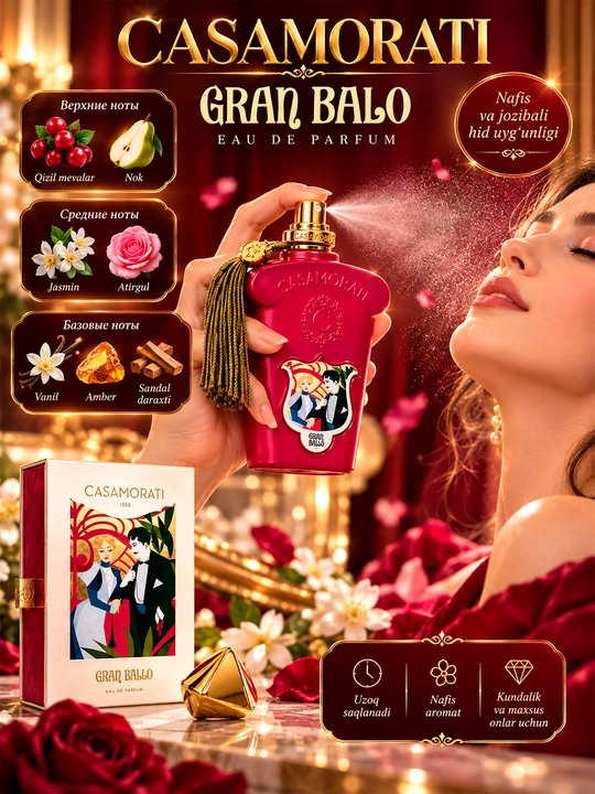 Casamorati Gran Ballo Eau de Parfum 100 мл — женский парфюм