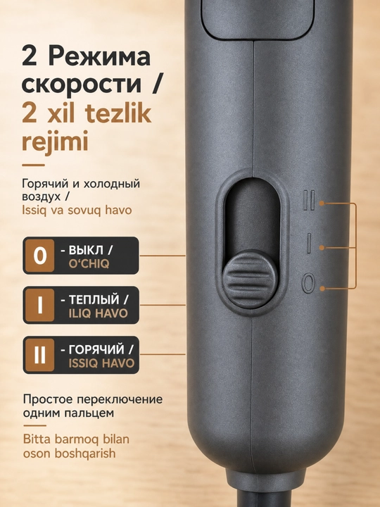Фен для волос SOKANY SK-14028, 1200 Вт, горячий и холодный воздух, портативный