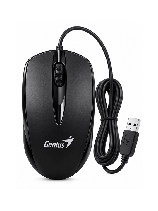 Genius DX-128 проводная оптическая мышь, 1200 DPI, кабель 1,8 м