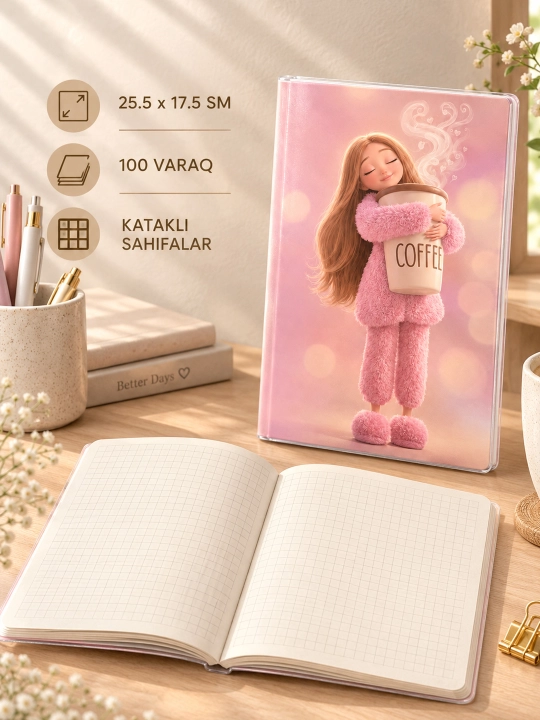 Для девочек — для ежедневных записей, конспектов и творческих идей , 100 листов