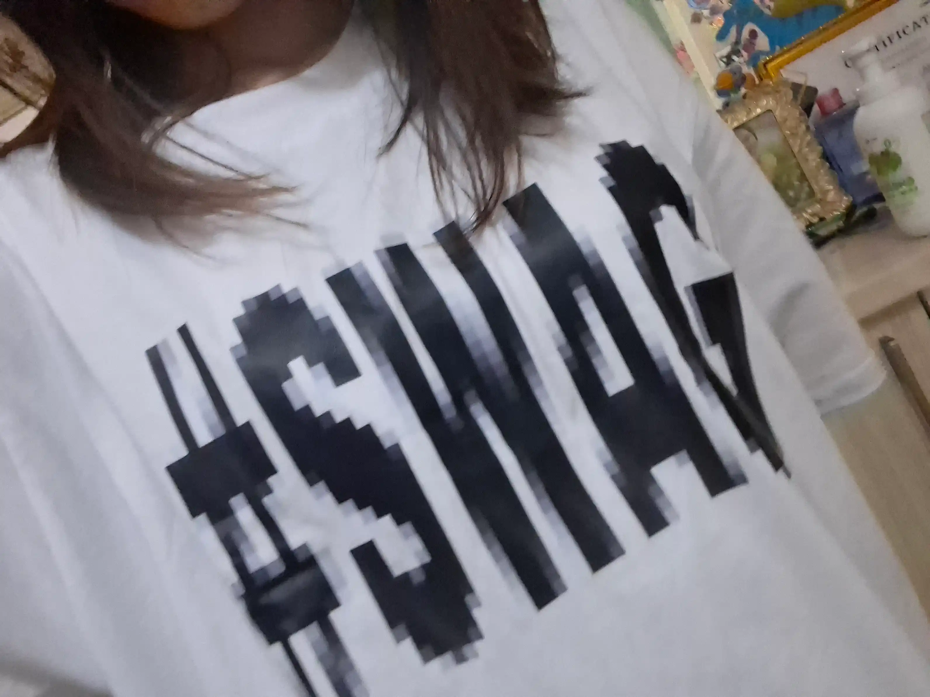 Katta o'lchamli y2k rangli swag printli futbolka