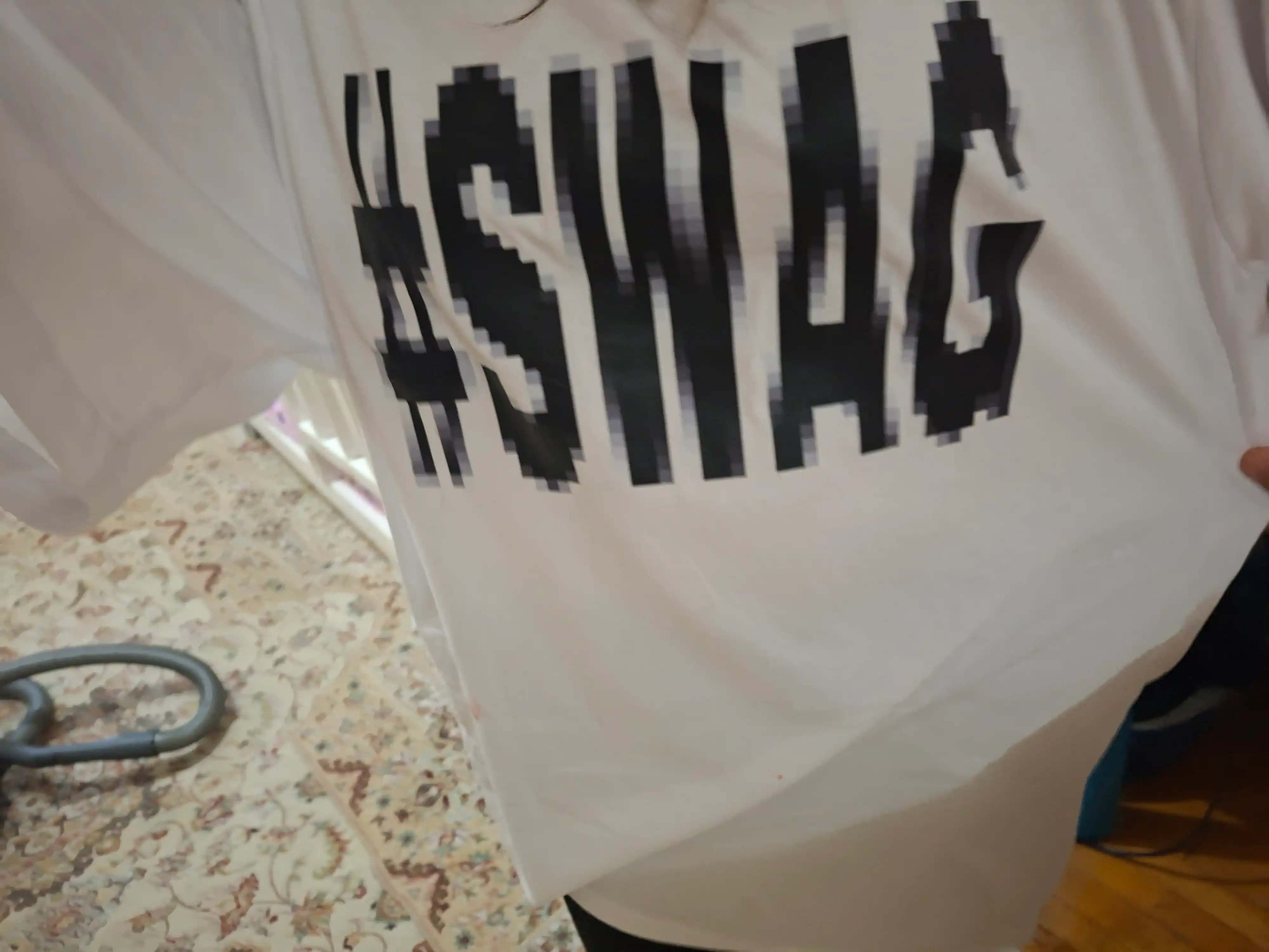 Katta o'lchamli y2k rangli swag printli futbolka