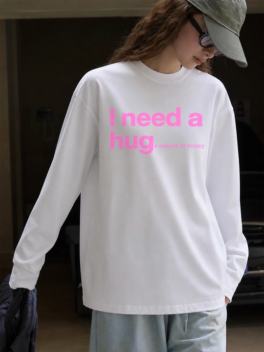 Oq LMBYT oversayz longslivi, I Need a Huge Amount of Money printi bilan