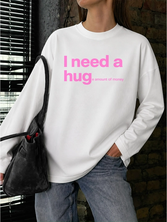 Oq LMBYT oversayz longslivi, I Need a Huge Amount of Money printi bilan