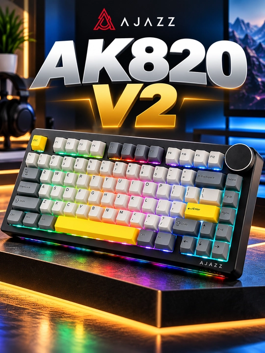 AJAZZ AK820 V2 Magnetic Switch — механическая игровая клавиатура
