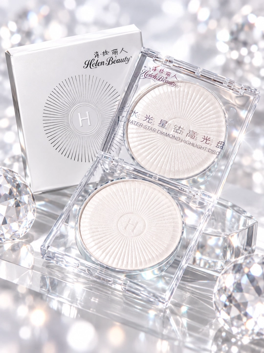 Хайлайтер для лица Helen Beauty, сияющий эффект, 5 г