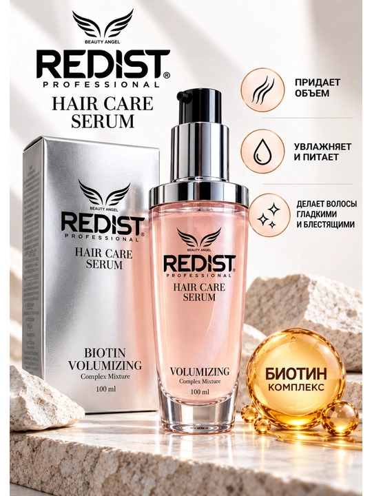 Redist Professional biotinli soch hajmini oshiruvchi serum, 100 ml - 