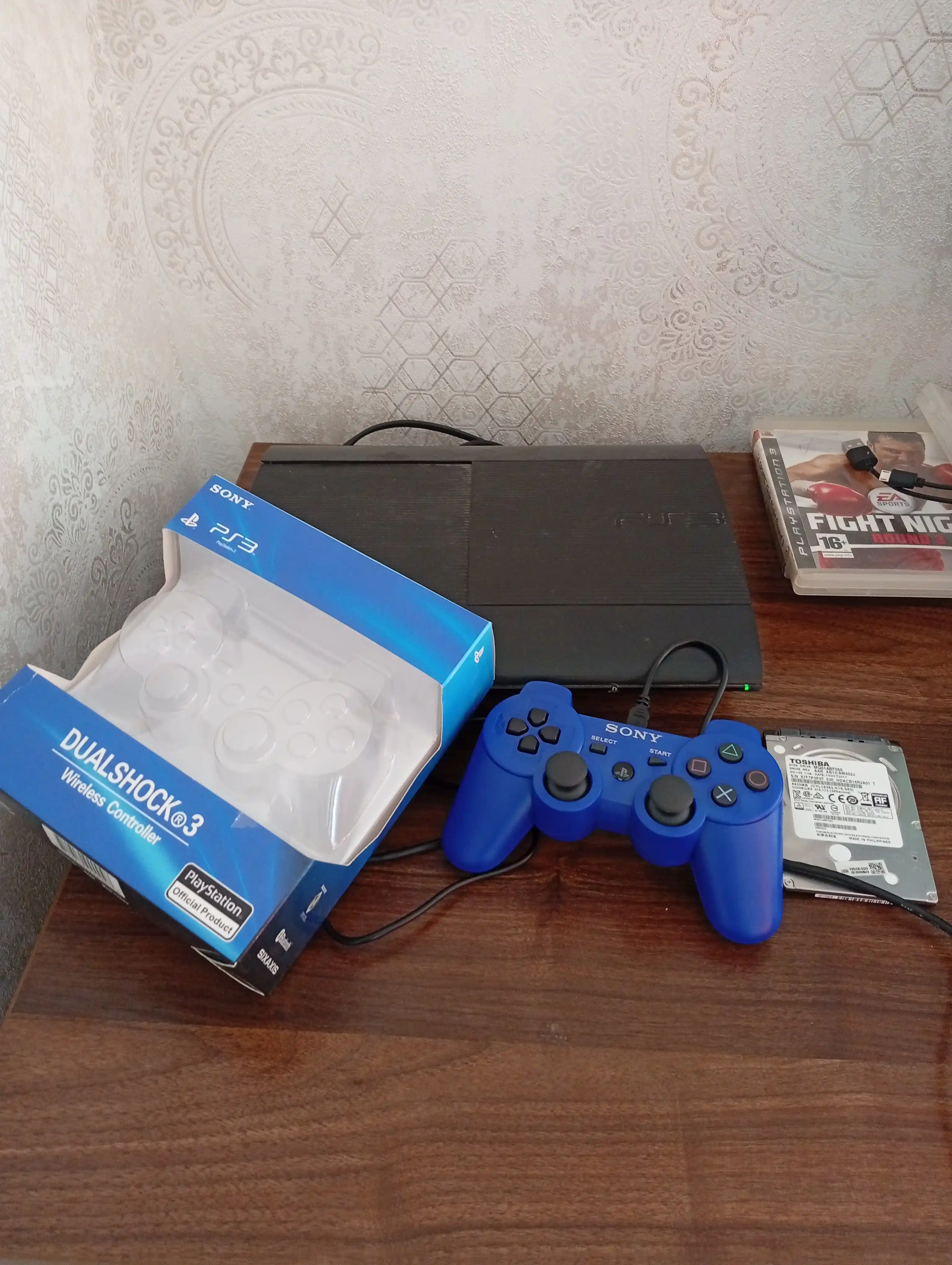 Bluetooth Joystik DualShock 3, Playstation 3 uchun kontroller, simsiz geympad