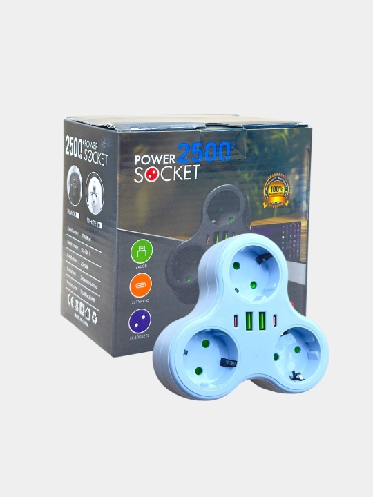 Y-simon uchlik gadjetlar uchun standart ulagichlar 2 ta USB Type-C porti 2 ta USB Type-A porti