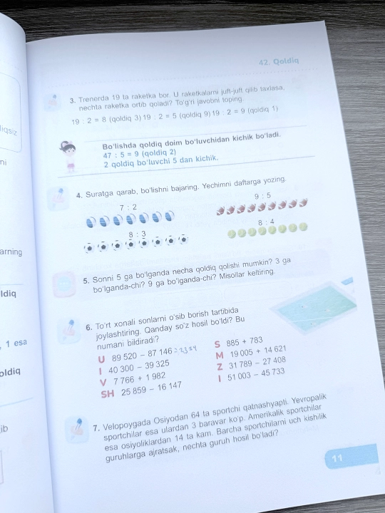 Matematika 3-sinf, 2-qism — I.V. Repyova. Novda Edutainment, 2023. O‘zbek tilida
