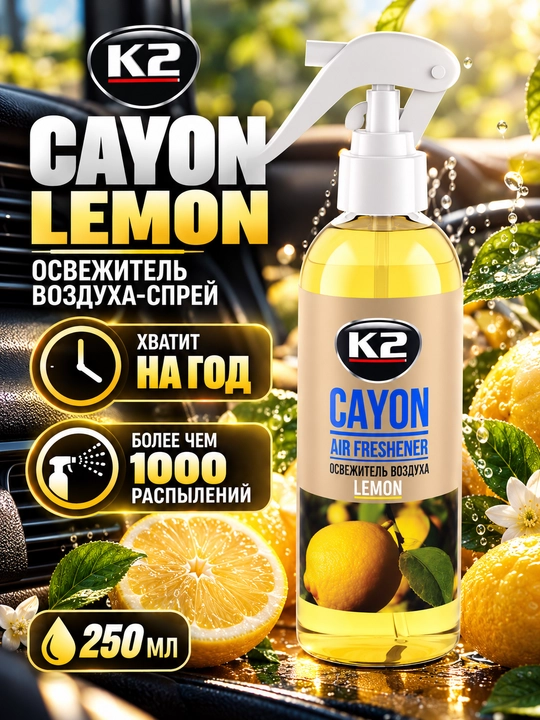 Havo spreyi, spreyi bir yil yoki 1000 dan ortiq muolajalar davom etadi K2 DEOCAR, 250 ml